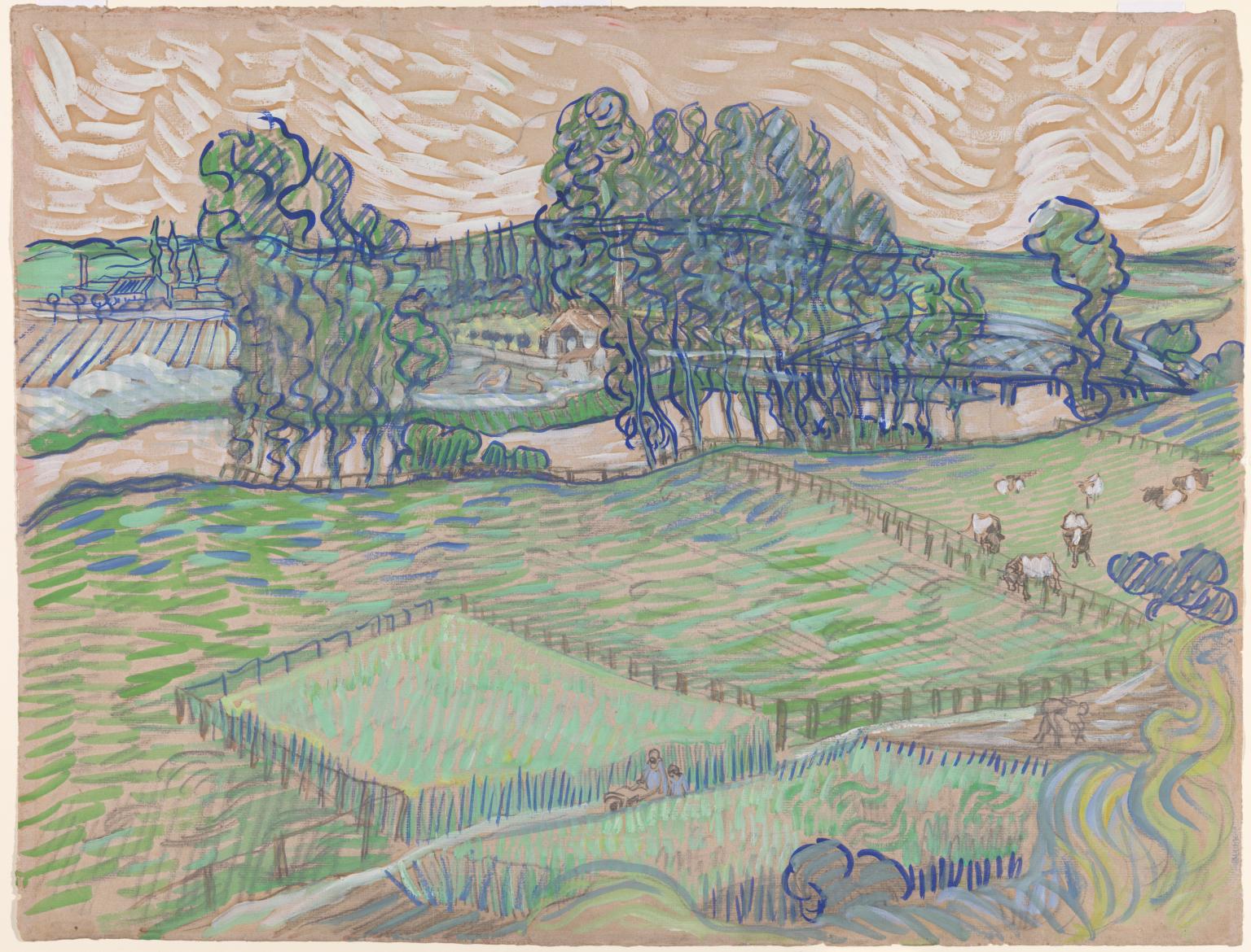 The Oise at Auvers-Vincent van Gogh