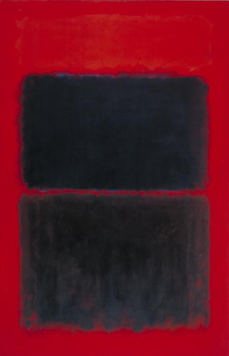 Mark Rothko - Light Red Over Black