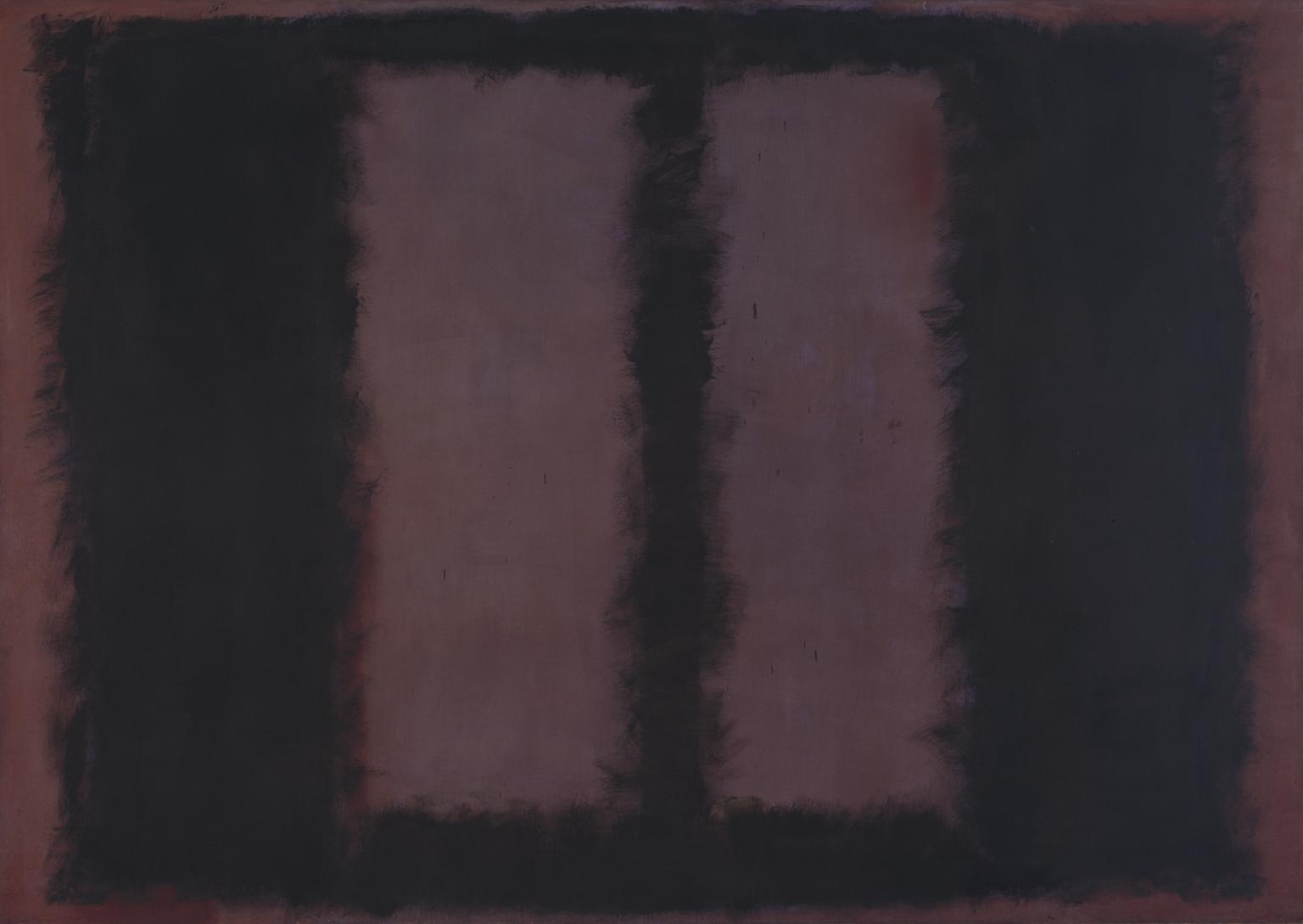 Mark Rothko - Black on Maroon